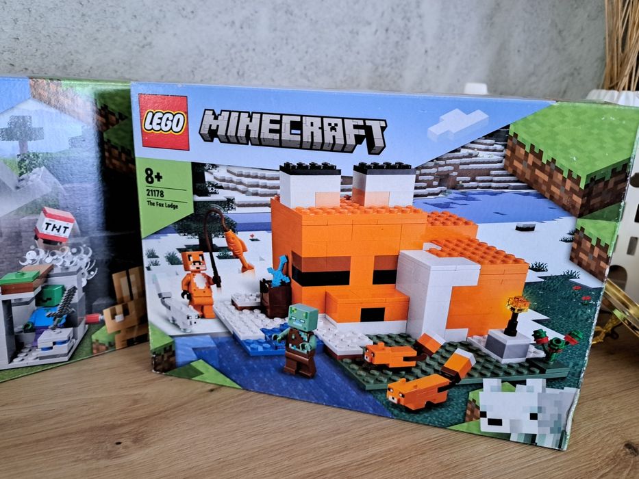 Lego Minecraft 21181 oraz 21178 Okazja