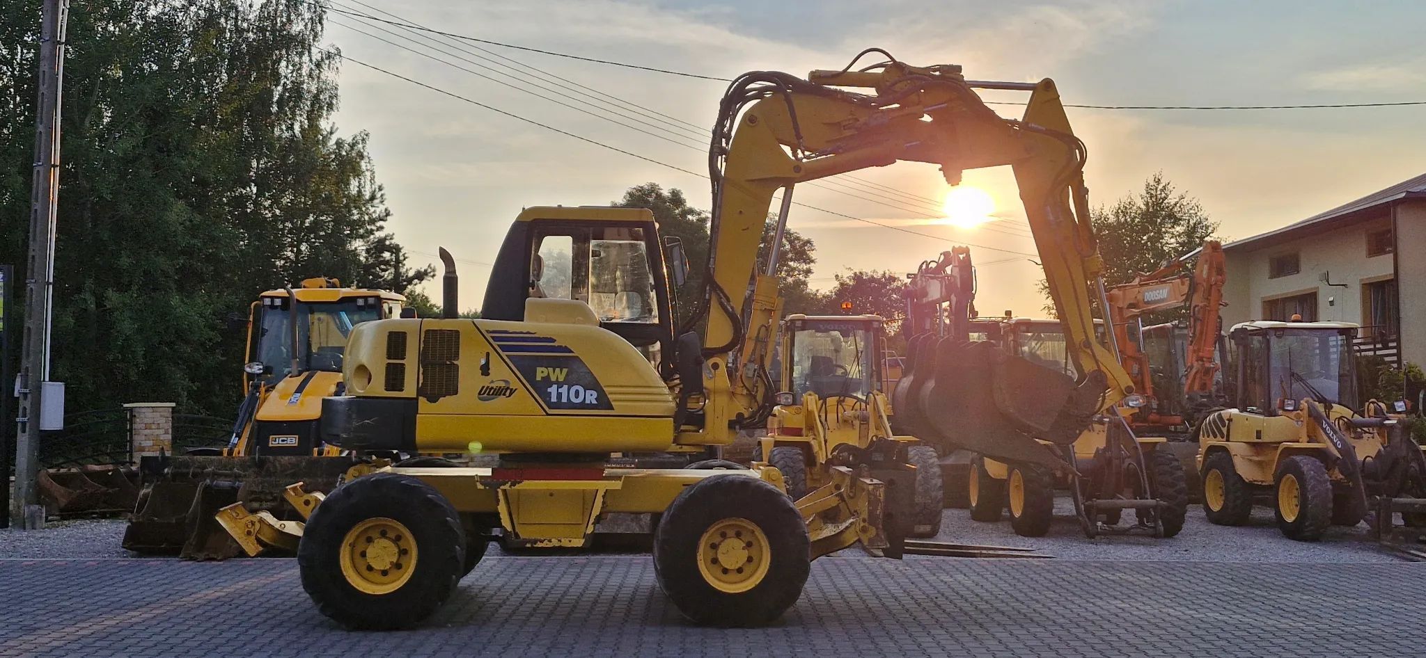 Komatsu PW 110/ Maszyna Sprowadzona/  Koparka kołowa Komatsu tj Terex Schaeff