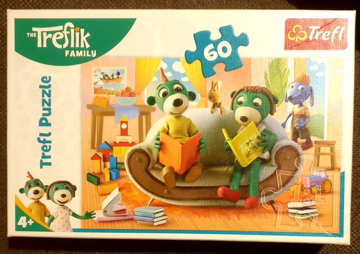Puzzle Rodzina Treflików 60 elementów 4+