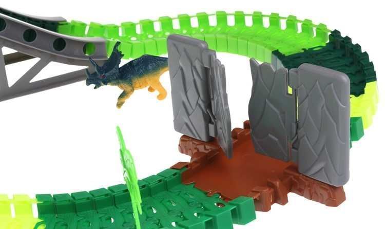 Tor Samochodowy Dino Track Sterowany Wyścigowy Park Dinozaurów 250