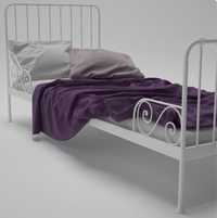 Детская раздвижная кровать Икеа вместе с матрасом Ikea Minnen