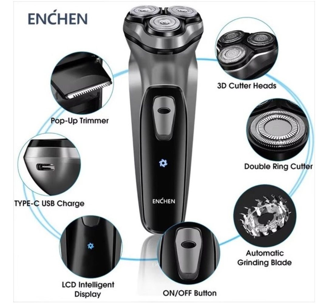 Електробритва ENCHEN BlackStone 3D Electric Shaver