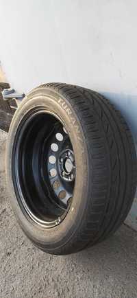 Колесо, запаска, 5*100 205/55 r16 Bridgestone turanza er300