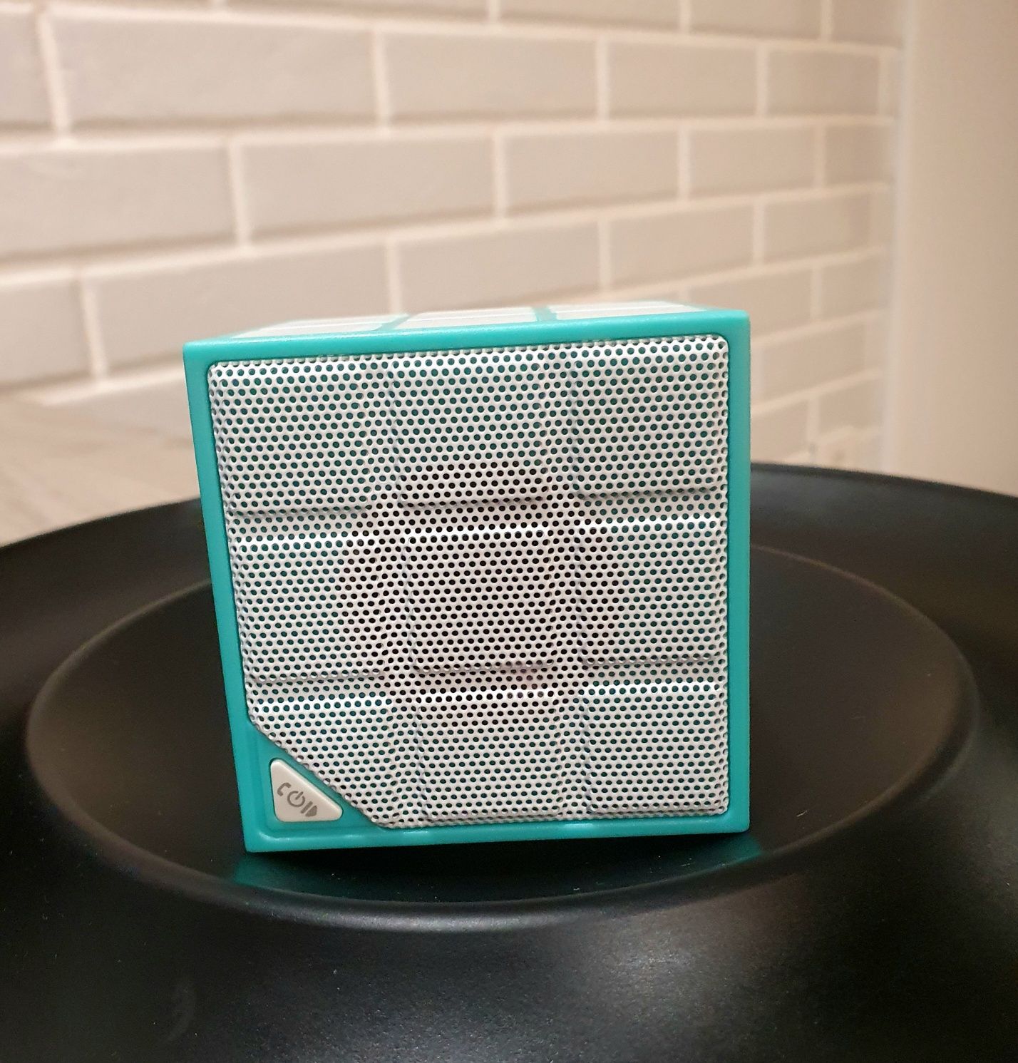 Блютуз/Bluetooth колонка CUBE SPEAKER Зелений куб з підсвічуванням