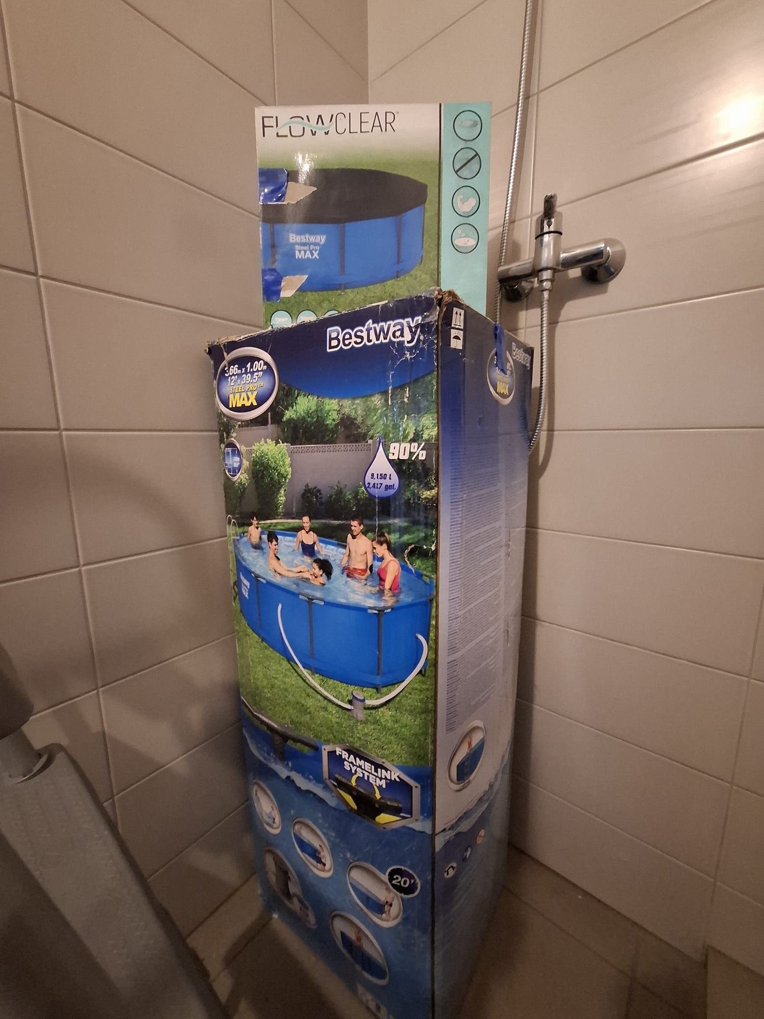 Basen stelażowy Bestway 366x100