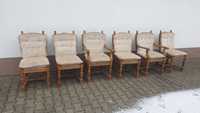 Krzesła holenderskie dębowe