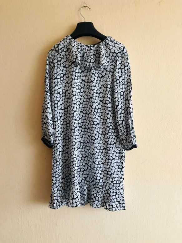 Zara - urocza, wiskozowa sukienka (XS/S) bez wad