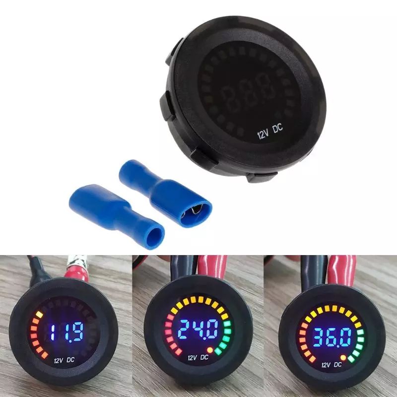 Indicador carga de bateria 12V (Autocaravana / Campervan)