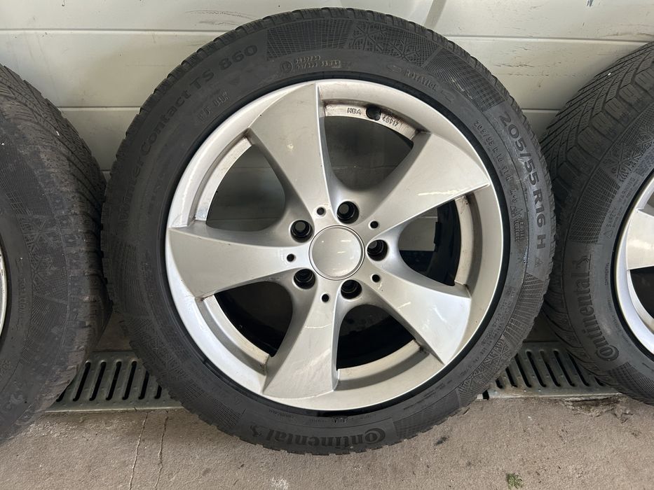 Alufelgi 16” 5x112, opona zimowa , Audi ,VW, seat