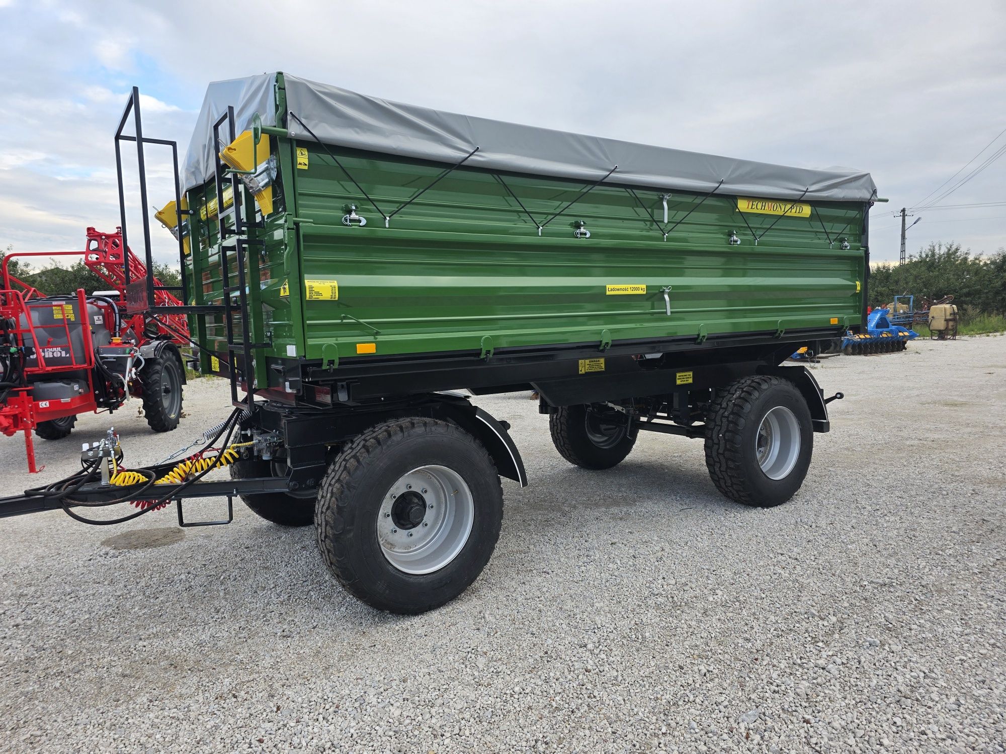 Od ręki!!! Przyczepa Techmont PTD16 12 ton