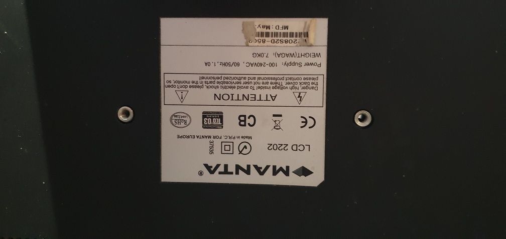 Monitor manta led 2022