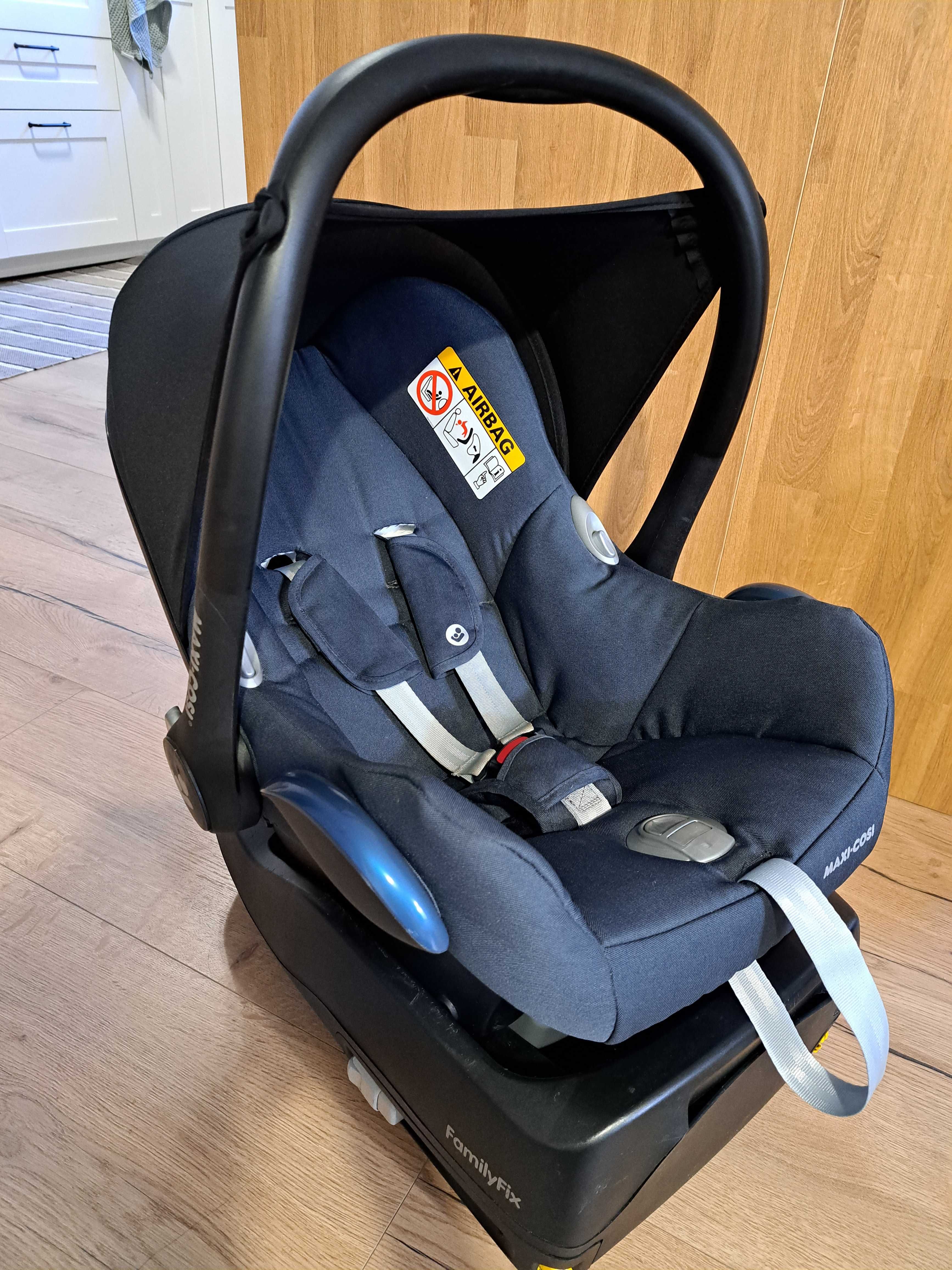 Fotelik Maxi cosi cabrio fix + baza isofix