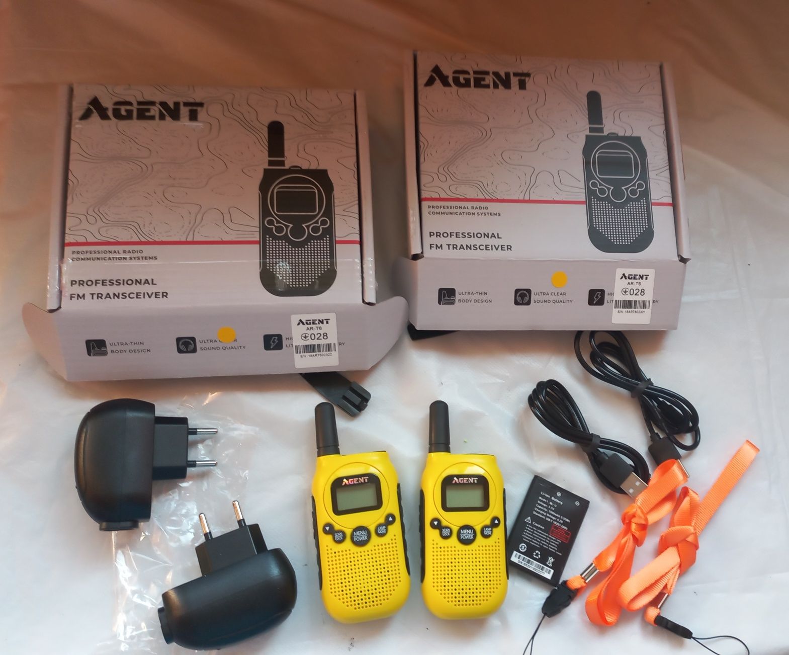 Рація Agent AR-T6 yellow, рації Agent, дитячі рації