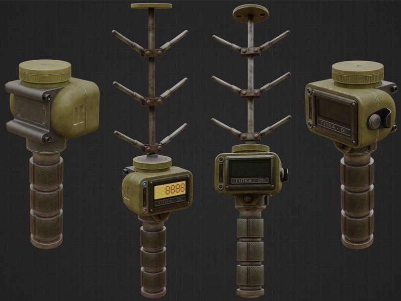 Stalker ARTIFACT DETECTOR детектор косплей Гілка Велес Ведмедь