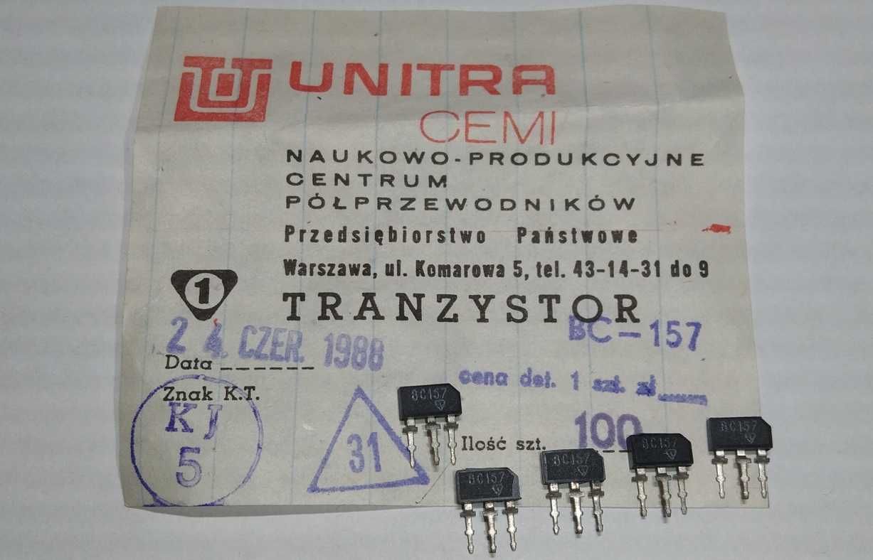 Tranzystor BC157 Unitra CEMI _2 szt.