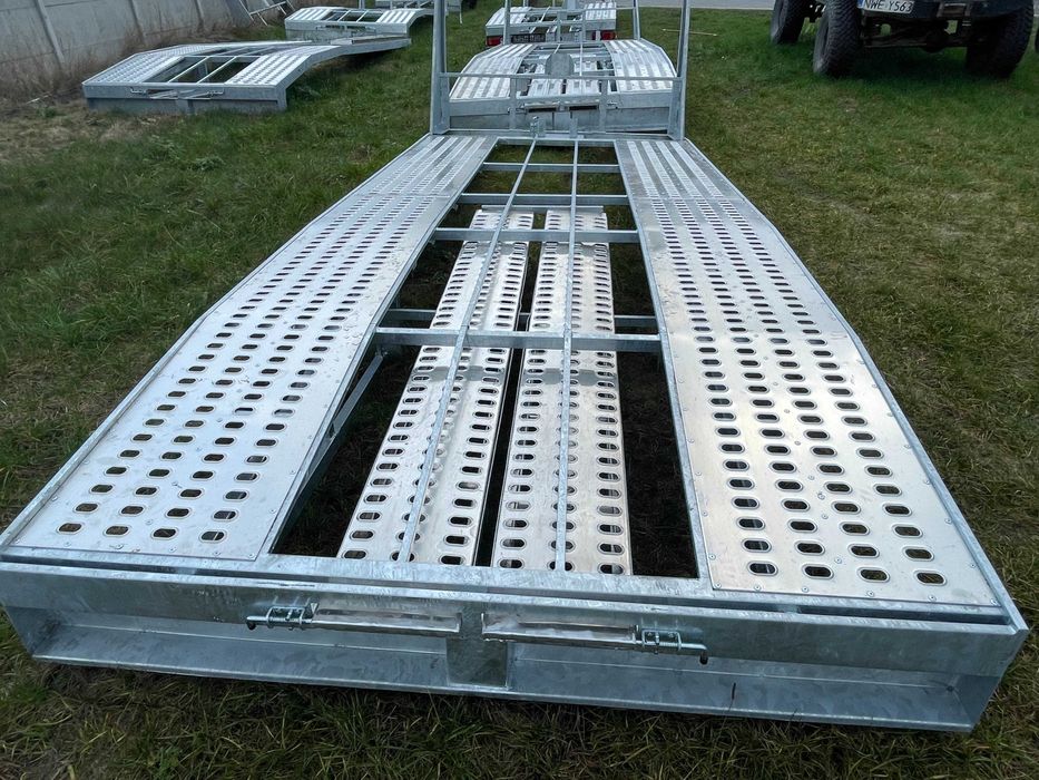 Najazd Autolaweta zabudowa 5m Nowa Aluminium Ducato Boxer Jumper Maxi