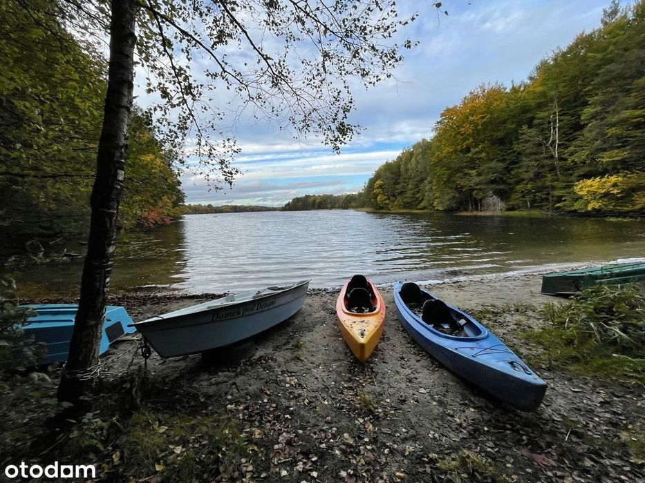 Piękna, zadrzewiona działka 1592 m² nad jeziorem Narie – Bogaczewo