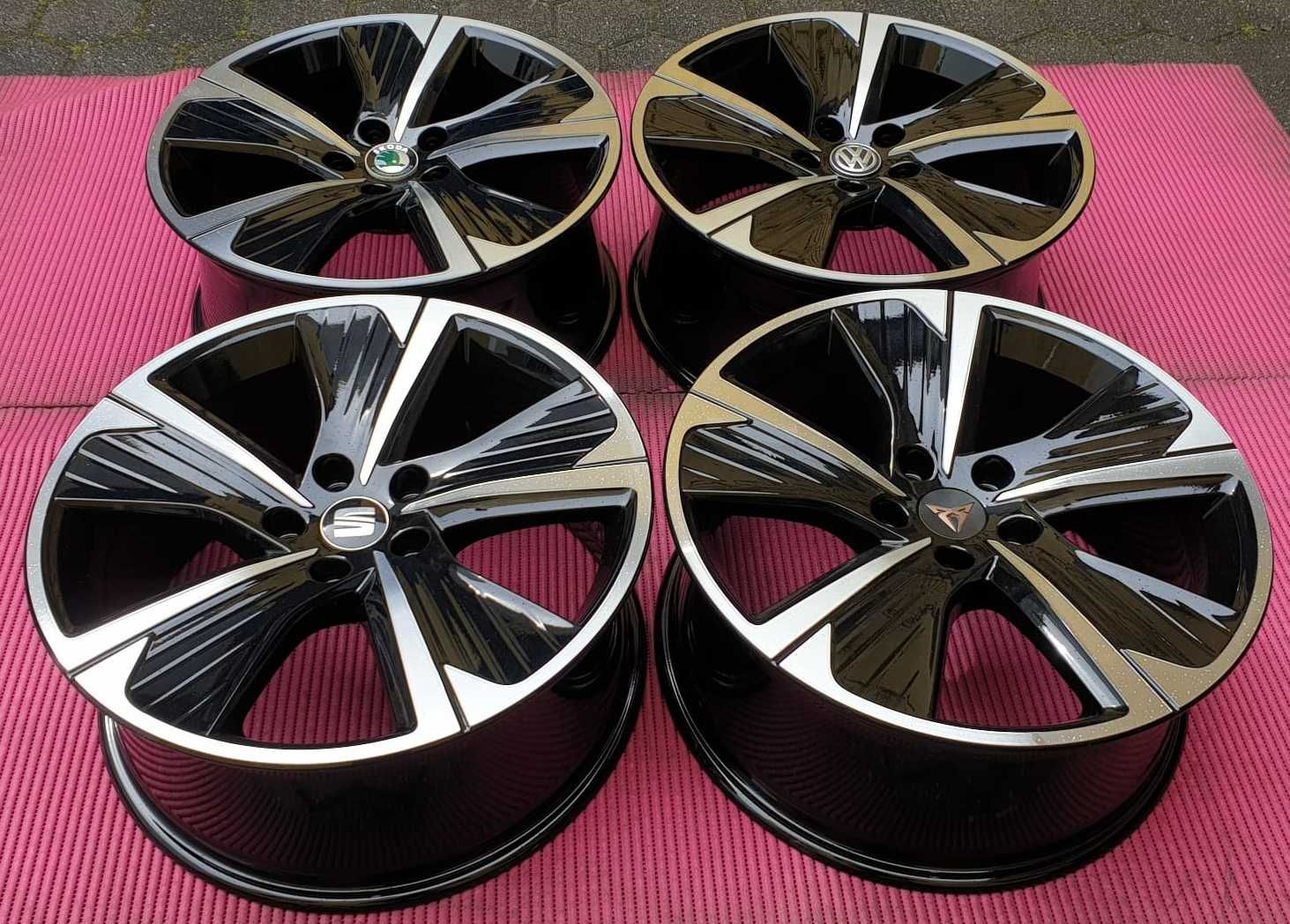 3730-Jantes 18 5x112 Originais Cupra Formentor, tbm Leon, VW Golf