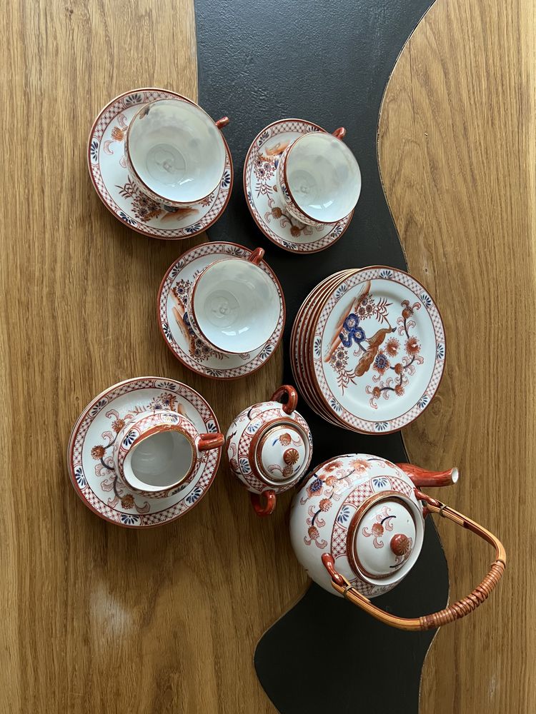Oryginalna japońska cienka porcelan Nippon Tokusei