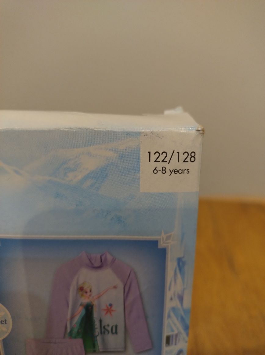 Komplet kąpielowy, strój dla dziewczynki 122/128 Frozen