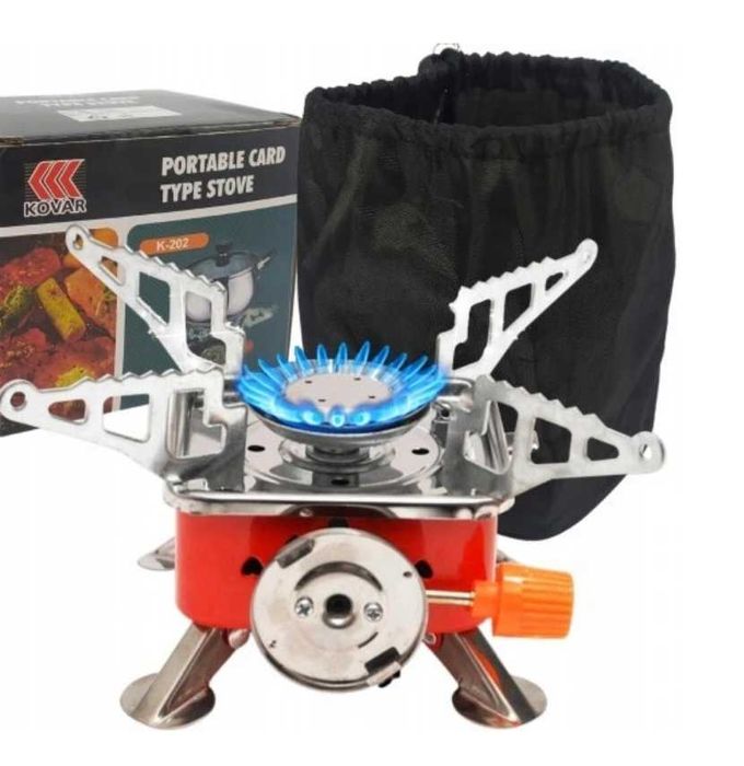 KUCHENKA GAZOWA turystyczna przenośna MINI składana w pokrowcu