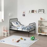 Łóżko Ikea minnen czarne nowe