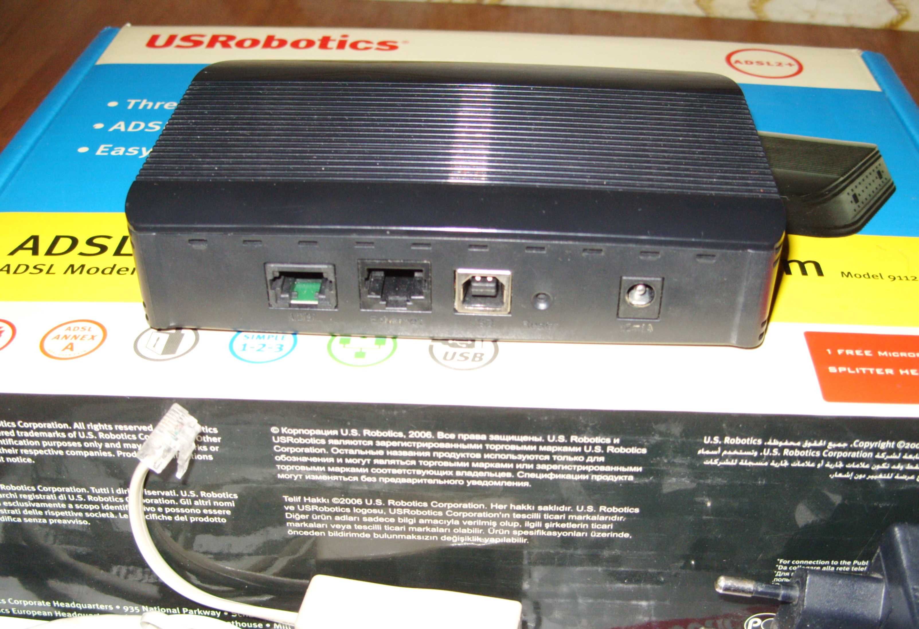 ADSL модемы D-Link DSL-2540U и USRobotics 9112