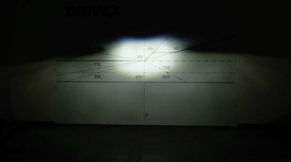 Светодиодные линзы в фары DriveX Bi Led E1 2,5″ 35W 5000K 12V