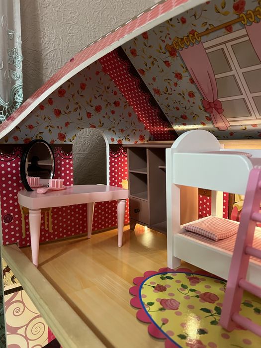 Ляльковий будинок, іграшковий будинок для ляльок дерев’яний