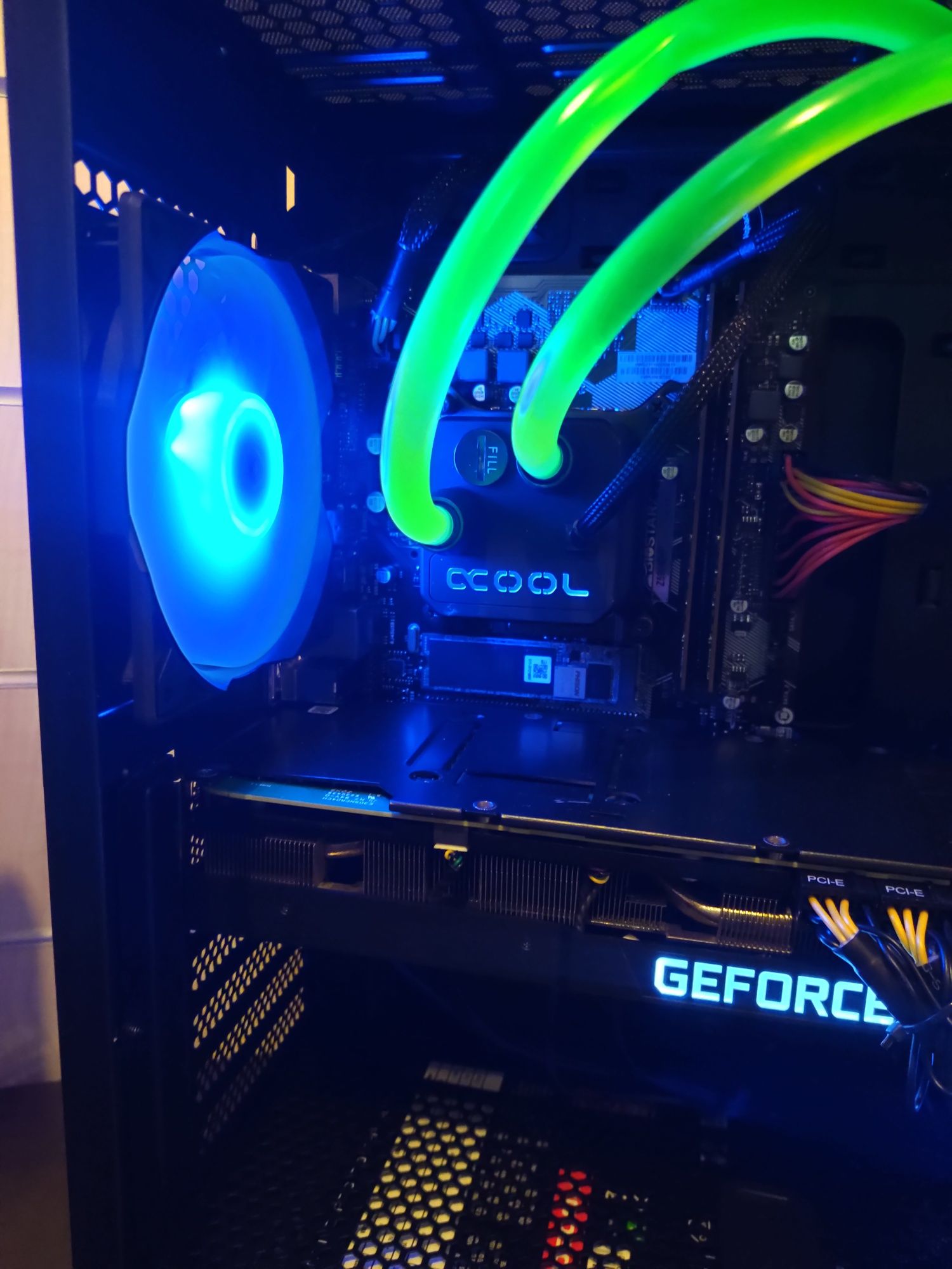 i5-12400, LED Komputer do gier,RTX 2080 Ti,16 GB,SSD,Win 11 Pro,Office