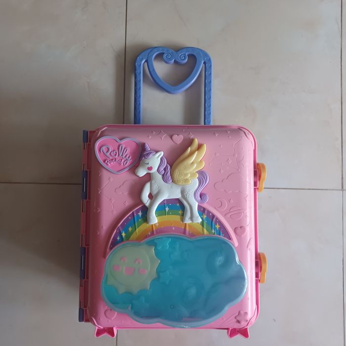 Walizka POLLY POCKET wakacyjny kurort/ bez akcesoriów