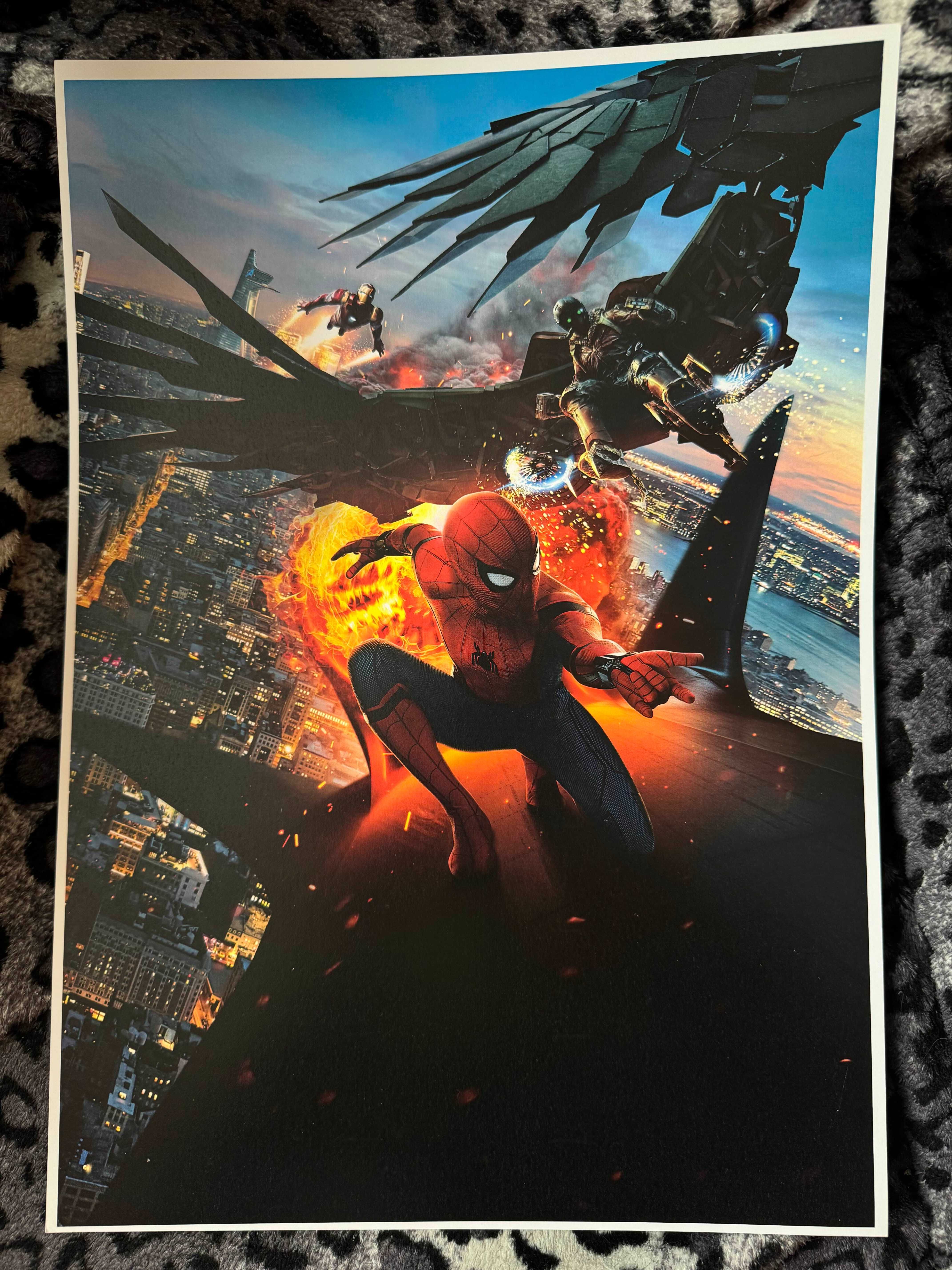 Spider Man plakat marvel tom holland stark duży A3 poster prezent
