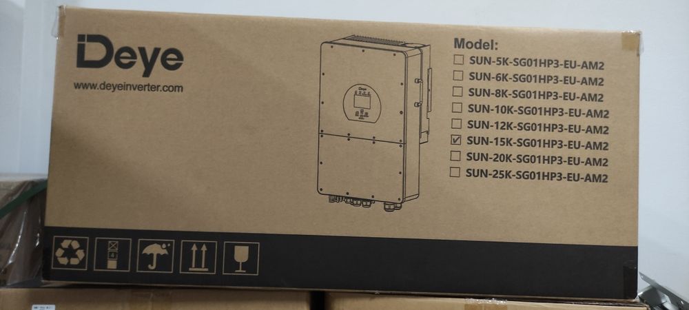 Baterias 16kw Inversores deye  kW bateria solar painéis solares