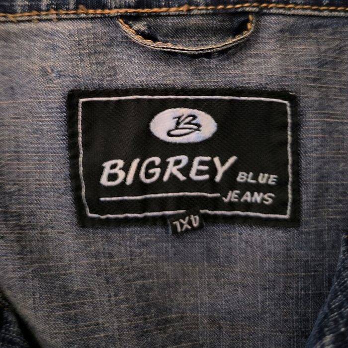 Kurtka jeansowa dżins Bigrey blue jeans vintage retro old school y2k