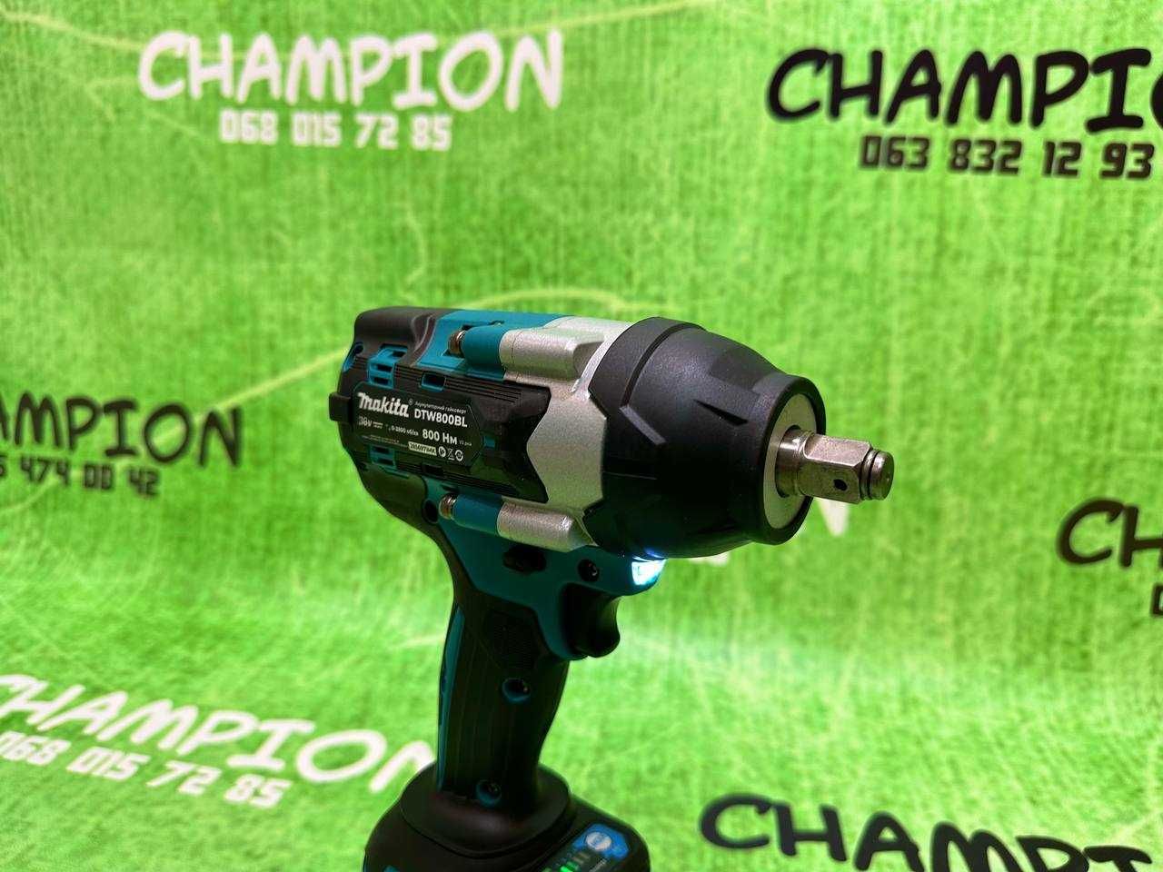 Акумуляторний безщітковий Гайковерт Makita DTW800 Гайкрокрут 36V 800Nm