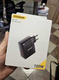 GAN ładowarka Essager 100W QC4.0 PD3.0 USB-C Nowa