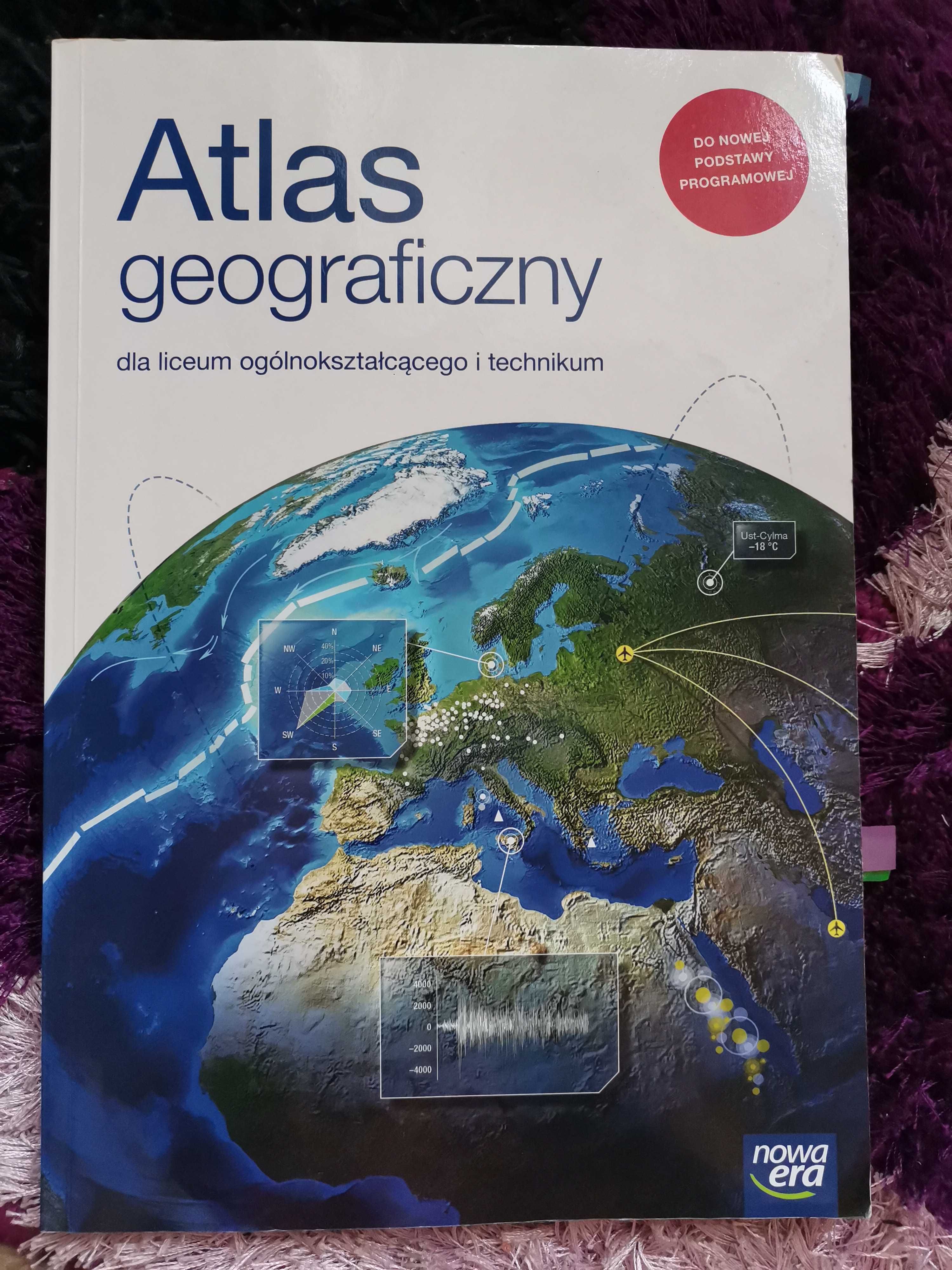 Atlas geograficzny dla liceum ogólnokształcącego i technikum