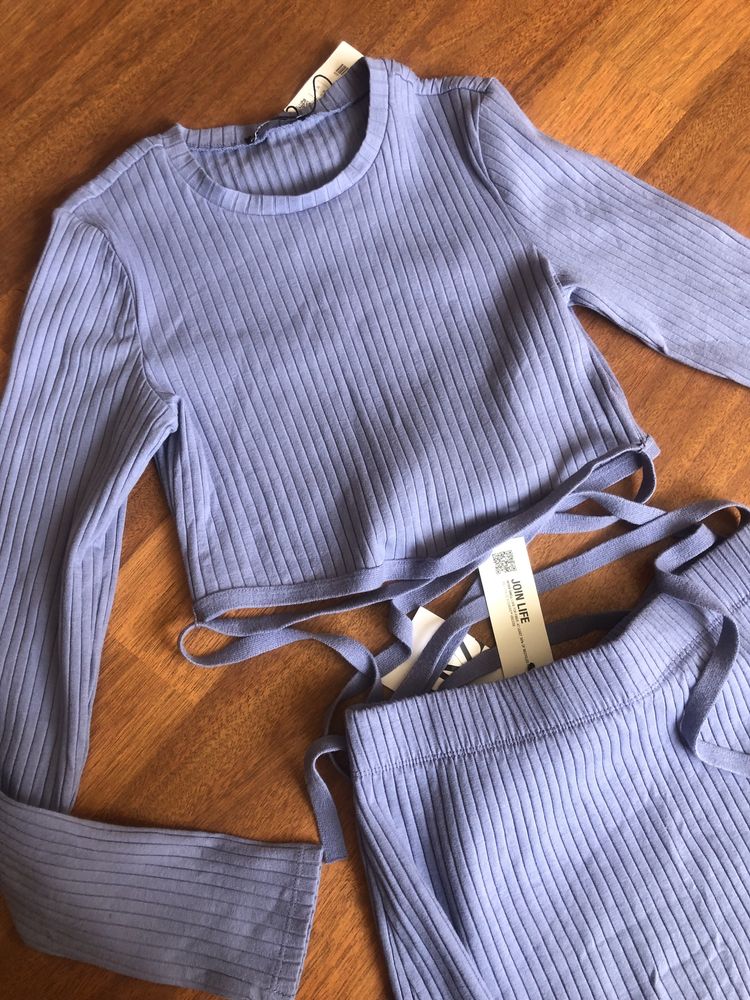 Костюм в рубчик zara M
