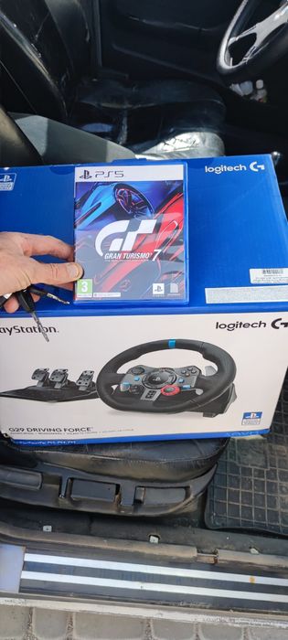 Руль logitecg G 29 pleystation 3. 4. 5 PC