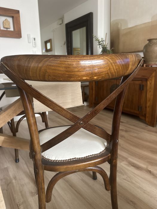 5 Cadeiras de jantar de madeira