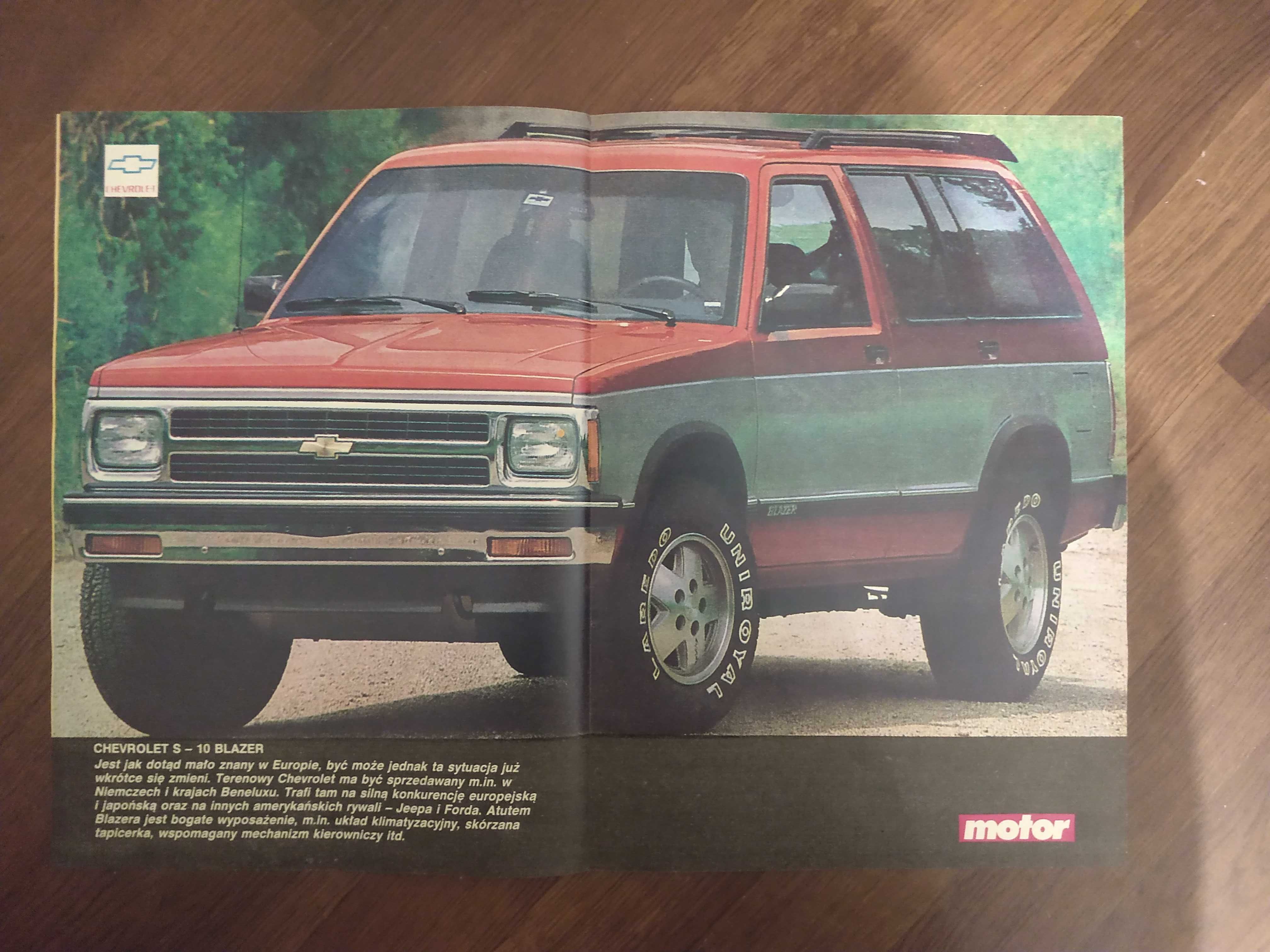 Chevrolet S-10 Blazer - plakat, poster