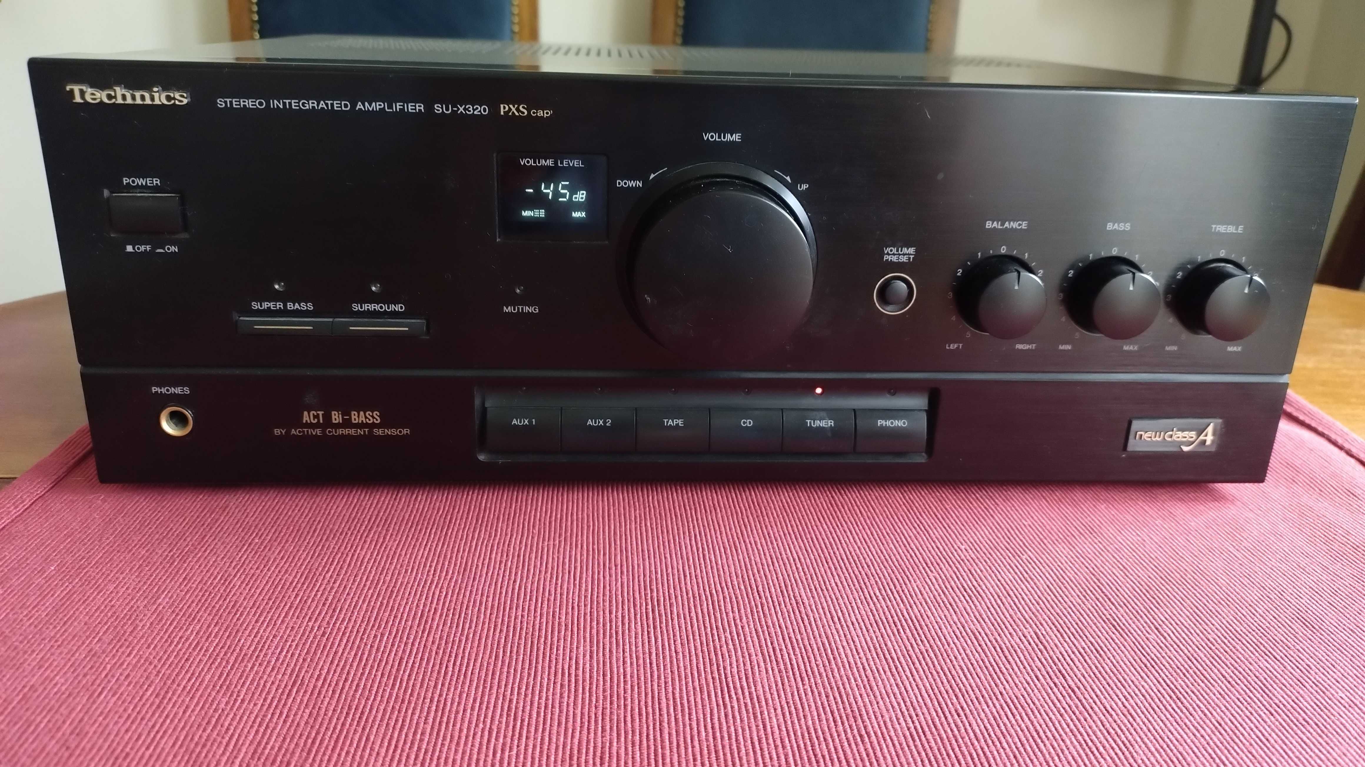 TECHNICS SU-X320 wzmacniacz stereo czarny