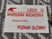 IC Lech PKP Intercity tablica kierunkowa