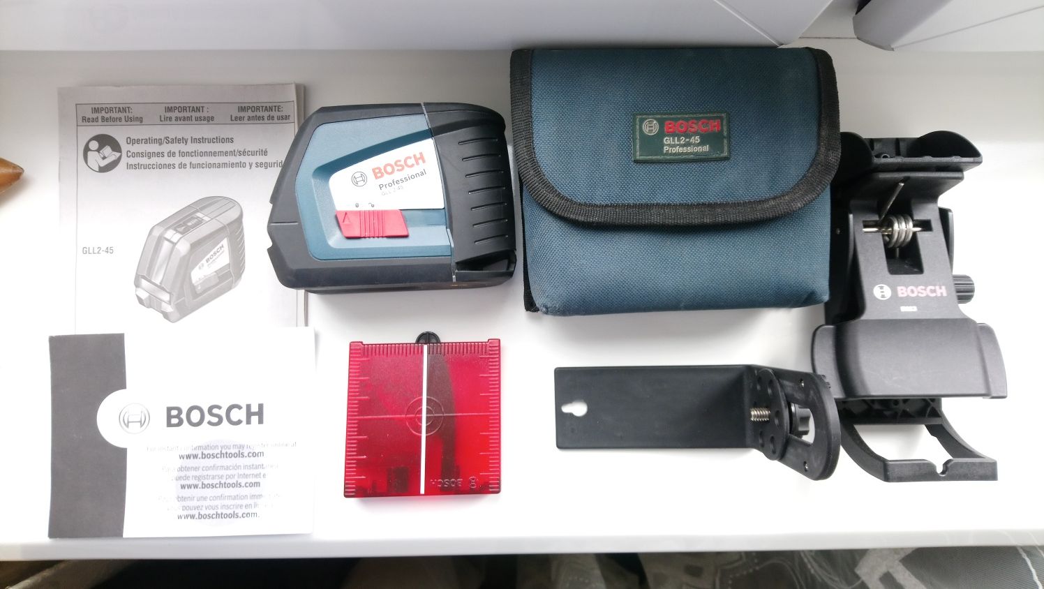 Лазерный уровень BOSCH GLL2-45 professional