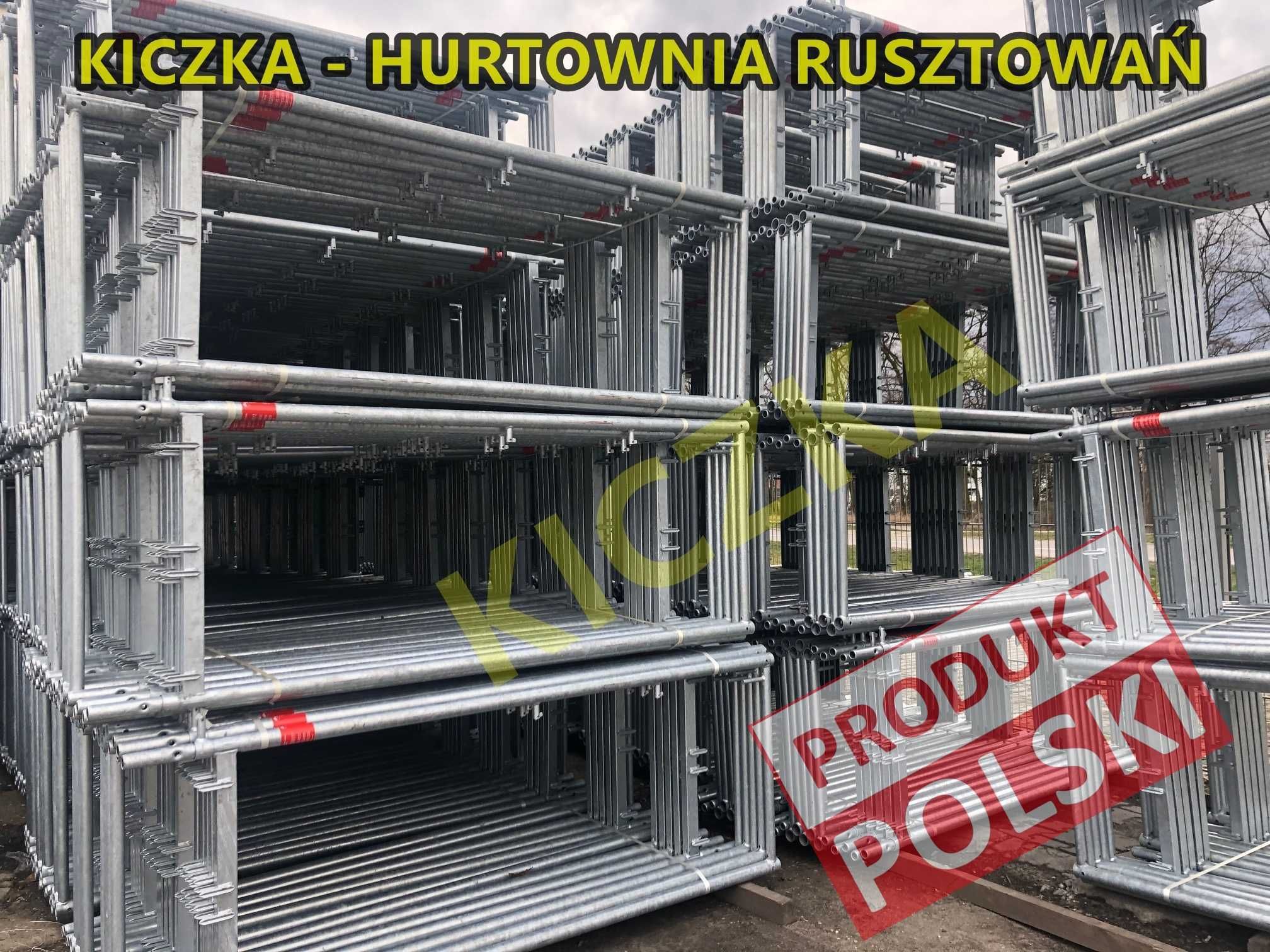 Kompletne RUSZTOWANIE do elewacji Typ PLETTAC BAUMAN Rusztowania 214m2