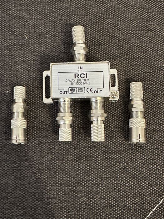 Делитель абонентский для телевизора splitter-2 и соеденитель