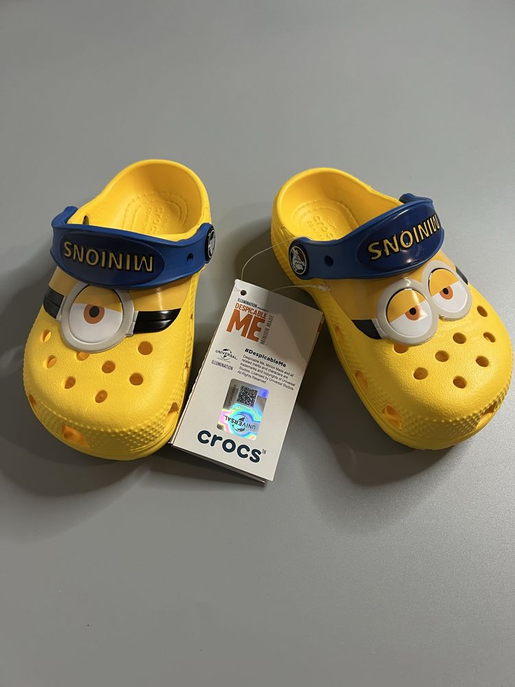 Крокси дитячі crocs миньони