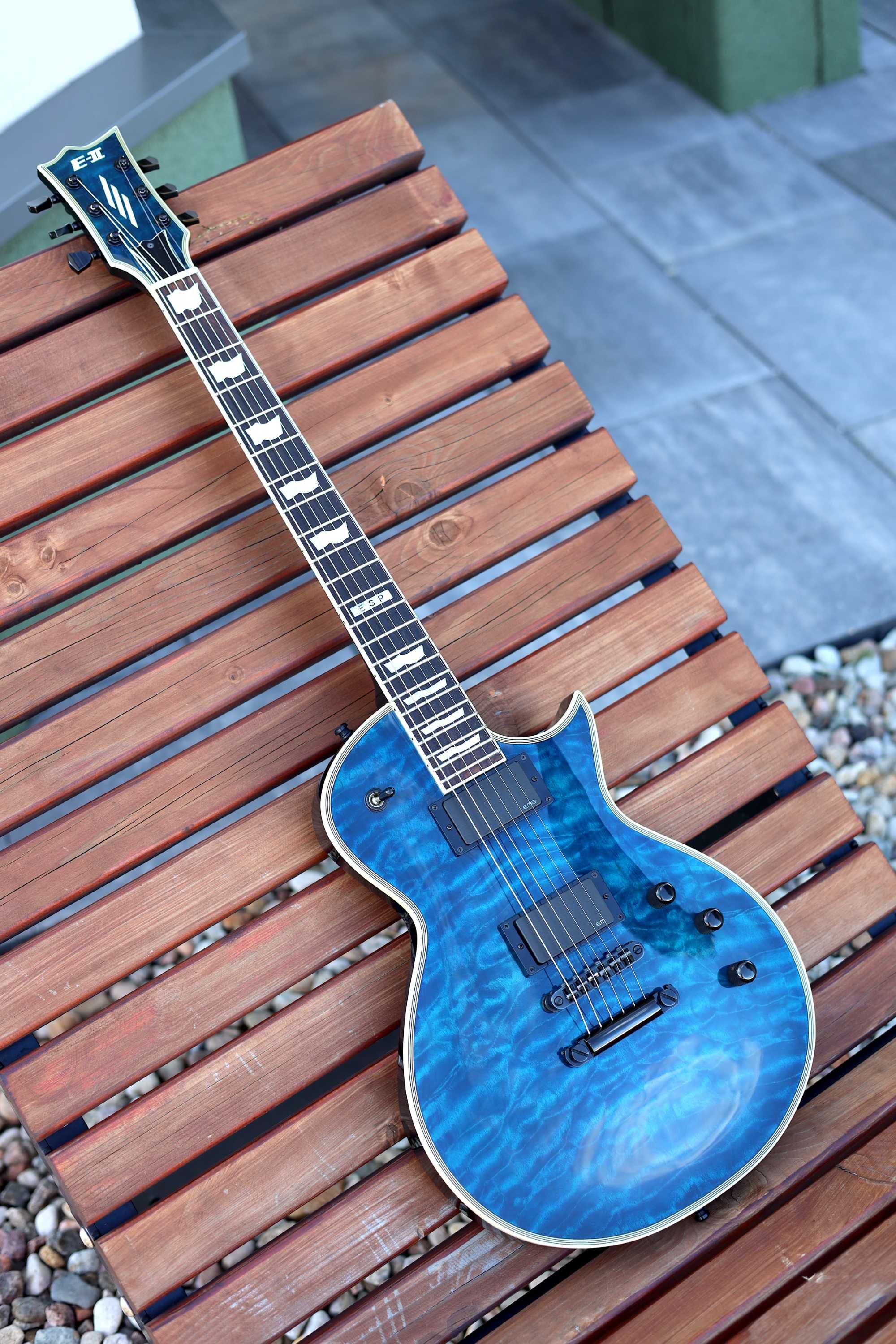 ESP E-II Eclipse QM Marine Blue