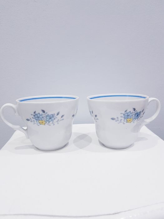 Zestaw starych porcelanowych filiżanek Bogucice