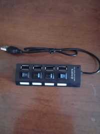 концентратор хаб на 4 порта  USB